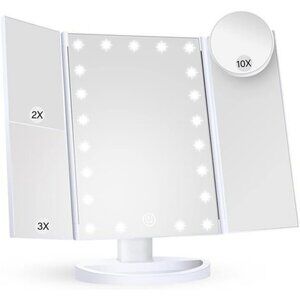 Makeup Vanity Mirror with Lights 2X 3X 10X Magnification Lighted  Touch Control